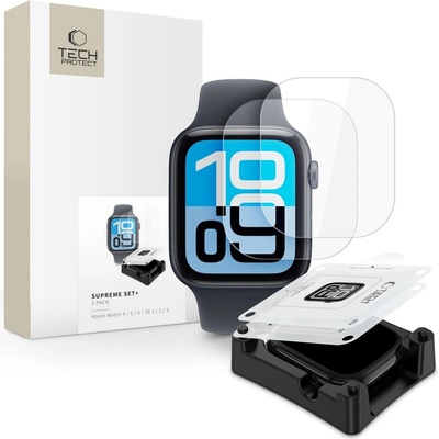 Tech-Protect Folia hydrozelowa tech-protect supreme set+ 2-pack apple watch 4 / 5 / 6 / se 1 / 2 / 3 (40 mm) clear (5906302392414)