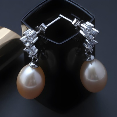 HARAHU Обеците la-2699 - Розови kp2699 (la-2699)