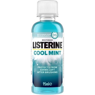 LISTERINE Cool Mint Mouthwash 95 ml вода за уста за свеж дъх и защита от плака