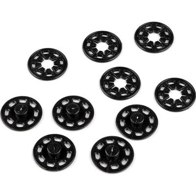 Plastové patentky / stiskací knoflíky Ø25 mm Varianta: 2 černá, Balení: 5 pár – Zboží Mobilmania