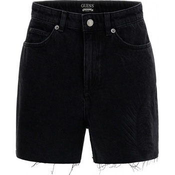 Guess dámské kraťasy MANOLA SHORT W3GD50D4ZM1-PLA1 Černá