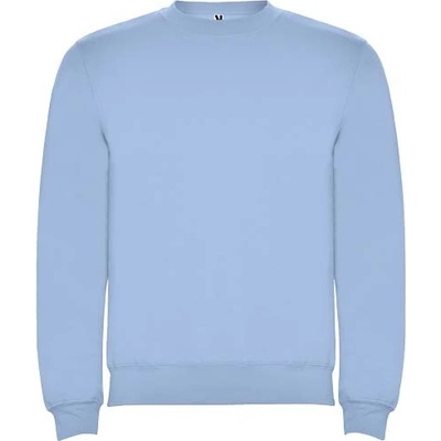 Clasica detský sveter s výstrihom crewneck nebeská modrá