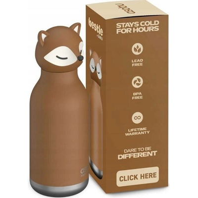 Asobu termohrnek Bestie Bottle 460 ml liška