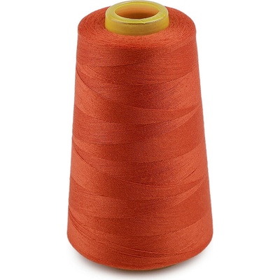 Polyesterové nitě pro overlocky i klasické šití návin 3000 yards PES 40S/2 Varianta: 15 (150) oranžová okrová, Balení: 1 ks