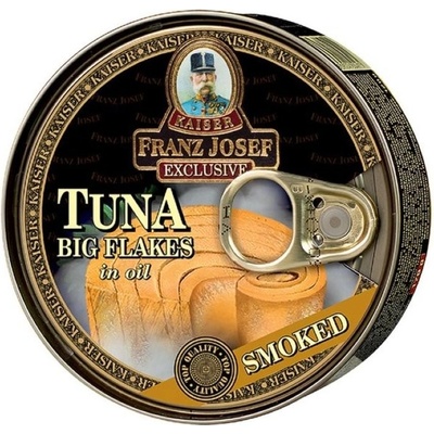 Kaiser Franz Josef Exclusive Kúsky tuniaka v slnečnicovom oleji s údenou príchuťou 170 g