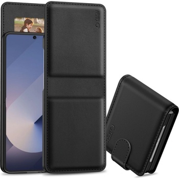 Tech-Protect Кожен тефтер за Samsung Galaxy Z Flip 7 от Tech-Protect Wallet - Black (5906302318346)