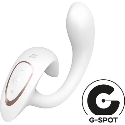 Satisfyer G for Goddess 1 - вибратор за клитор и Г-точка (бял)