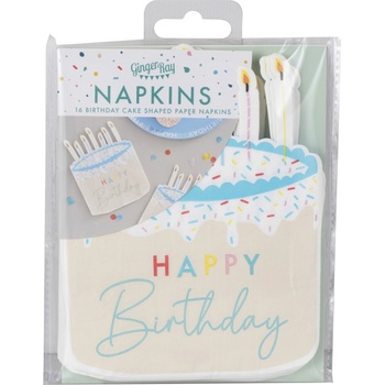 Ginger Ray Парти Салфетки Торта за Рожден Ден