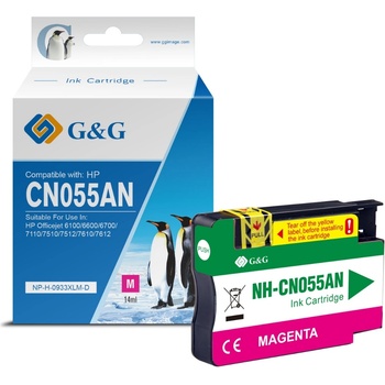 Compatible ГЛАВА ЗА HEWLETT PACKARD Officejet 6600/6700 e-All-in-One series/HP Officejet 6100 e-Printer - HIGH CAPACITY - Magenta - /933XL/ - CN055AE - PN NP-H-0933XLM - G&G (NP-H-0933XLM)