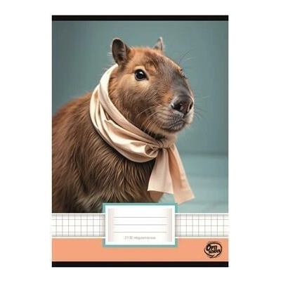 OPTISCHOOL Sešit Capybara 27 32 A5 čtverečkovaný