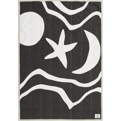 Ferm Living Карирано одеяло Kove 120 x 80 см тъмносиво (1104270726)