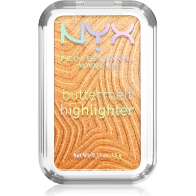 NYX Professional Makeup Buttermelt Highlighter озарител цвят butta bling 30 5 гр