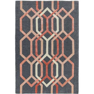 Asiatic London Matrix MAX66 Hexagon Charcoal