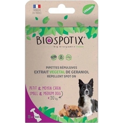 Biogance Biospotix Dog spot-on S-M s repelentným účinkom