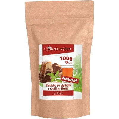 Zdravý den Sladidlo Stévie Prášek 100 g
