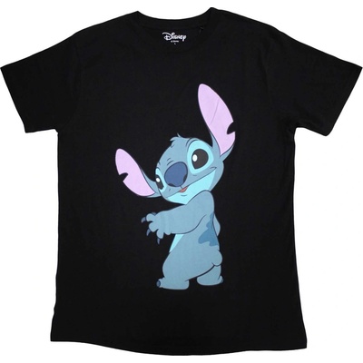 Tričko Lilo & Stitch Stitch Turn čierna