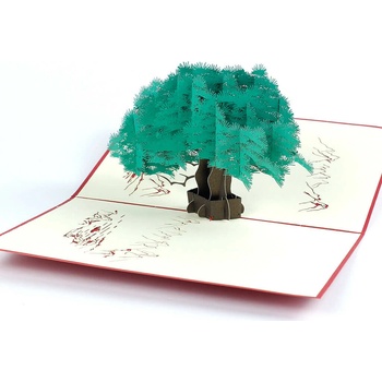 3D prianie Zelený strom