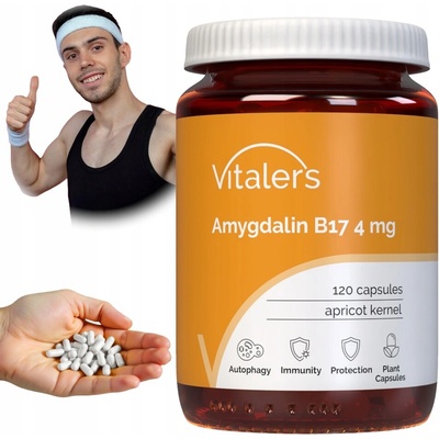 Vitaler's Amygdalín Vitamín B17 4 mg 120 kapsúl