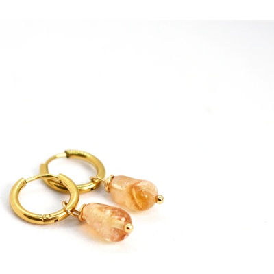 Armillas Boho náušnice s achátem NA250302