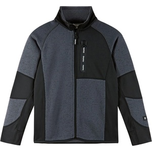 Reima Детско поларено яке Reima Kid's Fleece Sweater Liukuen Fleece jacket - Soft Black - размер 128 (EU) (703-7595-0215)