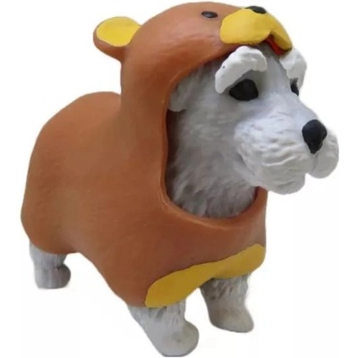 diramix Облечете кученцето си: серия 2 - Мини шнауцер в мечешки костюм (0238-maci)