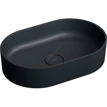 Omnires Ovo M+ 55x36 cm matt black lava (OVOUNBLV)