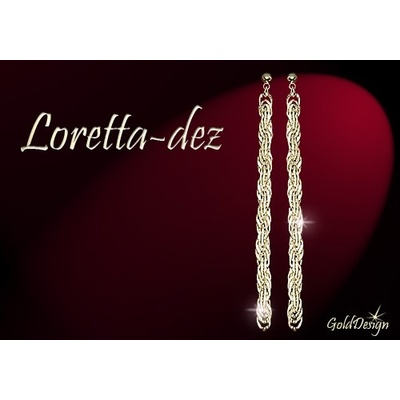 Gold Design Loretta dezén zlacené GD887
