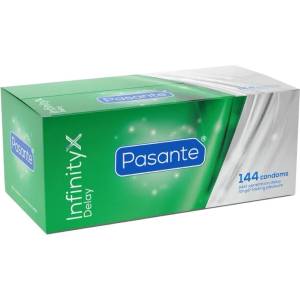  Презервативи за контрол на еякулацията, 144 броя - Pasante Infinity X Delay (D-246229)