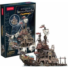 CUBICFUN 3D puzzle Pirátský přístav Tortuga 218 ks