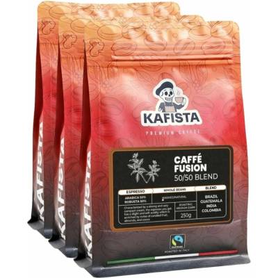 Kafista Café Fusion 50/50 Espresso zrnková 3 x 250 g