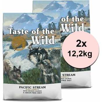 Taste of the Wild Pacific Stream Puppy 2x12 kg