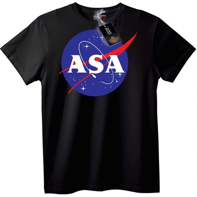 NOONEBRAND Тениска ASA Космическо Лого - S, White