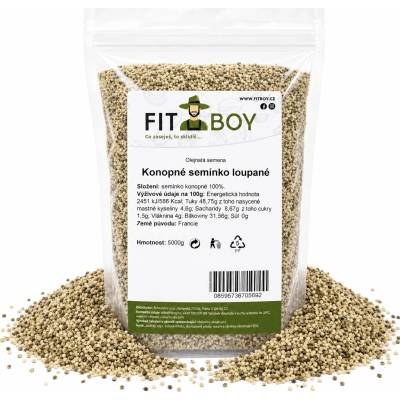 FITBOY Konopné semienko lúpané 5000 g