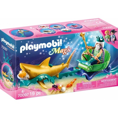 Playmobil 70097 MOŘSKÝ KRÁL SE ŽRALOČÍM KOČÁREM