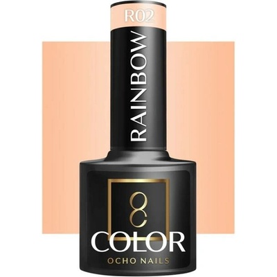 Ocho Nails Hybridný gél lak na nechty Rainbow R02 5g