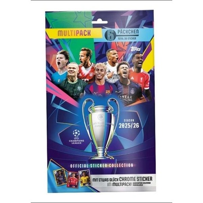 Topps УЕФА Шампионска лига 2025/2026 Стикери - Мултипакет