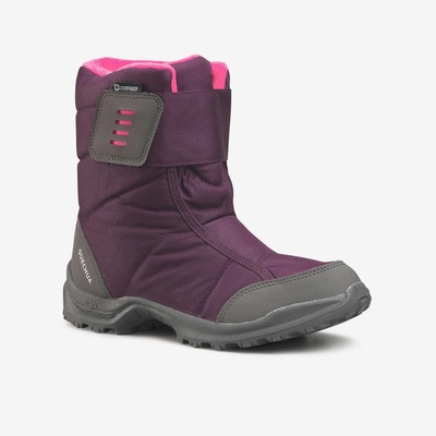 Quechua detské hrejivé nepremokavé SH100 fialová