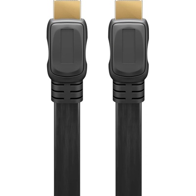 Goobay Кабел, Плосък, HDMI, мъжко към мъжко, 2.0, 4K-60Hz, 2 метра (61279) (61279)