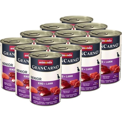 Animonda GranCarno Original Senior говеждо месо и агне - 12 x 400г
