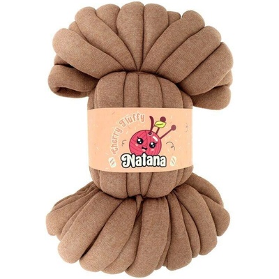 Natana Cherry Fluffy 47 karamel hnědá