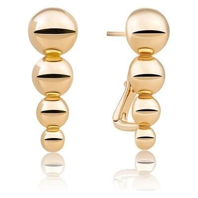 Sparkling Nadčasové pozlacené náušnice EAG34