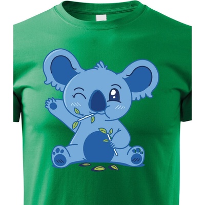 dětské triko Koala zelená