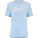 Reebok Тениска Reebok Women's Vector Graphic Regular Fit T-Shirt - Feel Good Blue