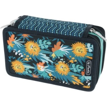 Herlitz Несесер троен c 31 части, 3 ципа, Happy Lions - Herlitz