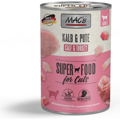 MAC's Cat teľacie a morka 800 g