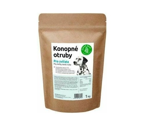Konopné otruby 1 kg