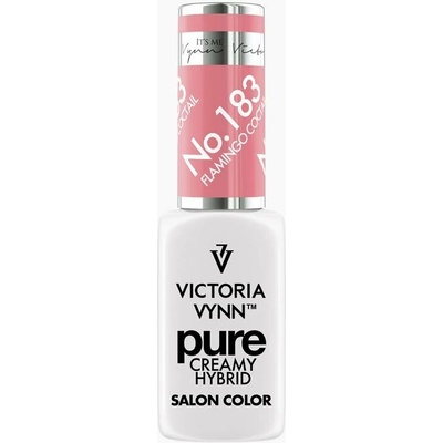 VICTORIA VYNN Hybridní gel lak PURE CREAMY HYBRID 183 Flamingo Cocktail 8 ml
