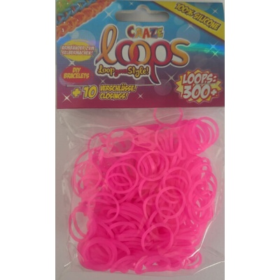 Gumičky Loom růžové 300 ks