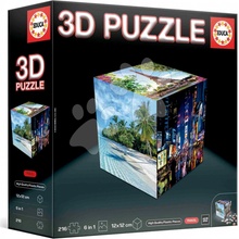 Educa 3D Puzzle cestovatelské Cube Travel 216 ks