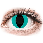 Gelflex Crazy Lens Cat Eye Aqua 2 pcs without diopter